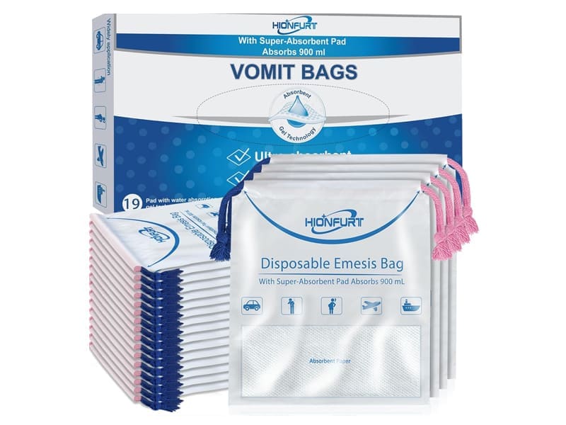 sac à vomi plat